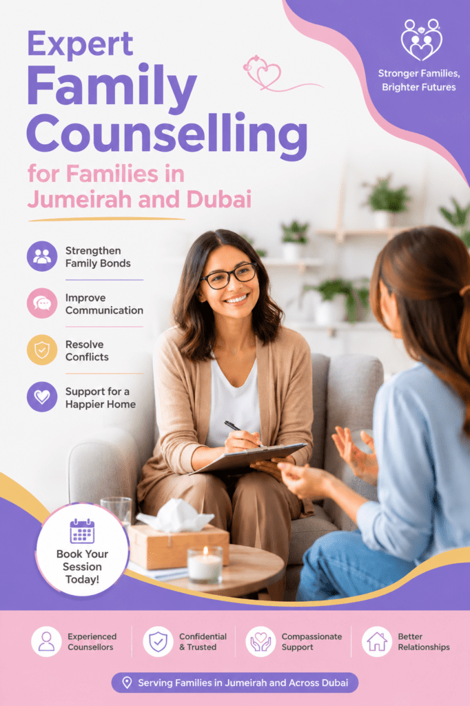 Family Counselling in Jumeirah and Across Dubai